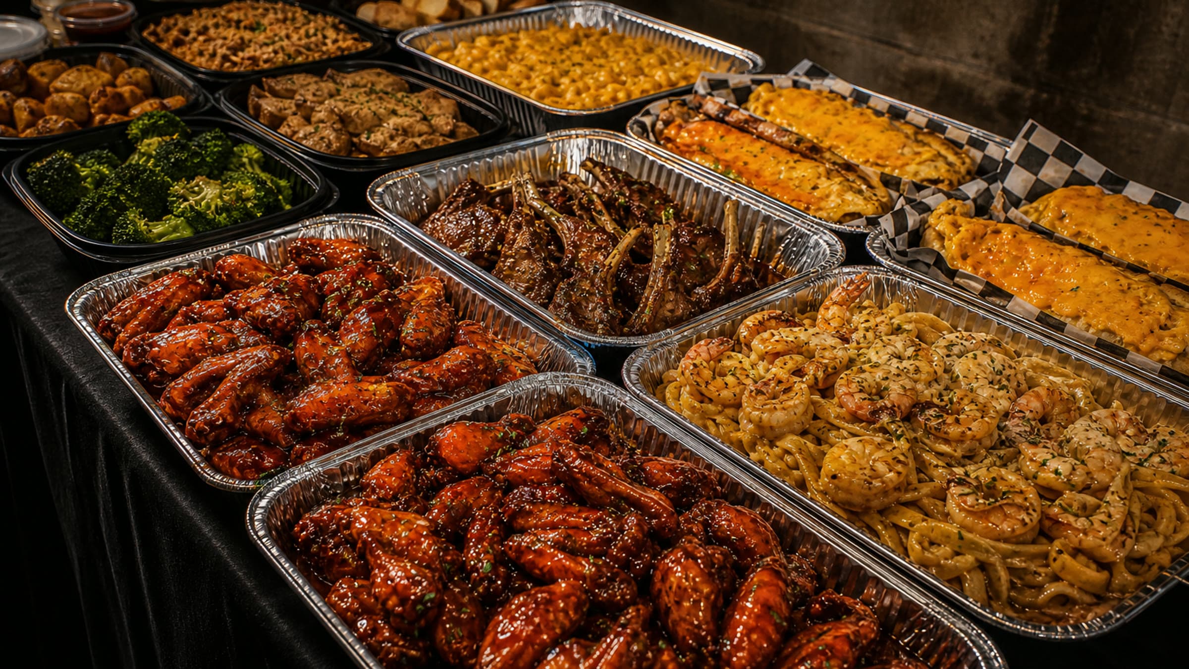 Nappy Chef catering buffet spread