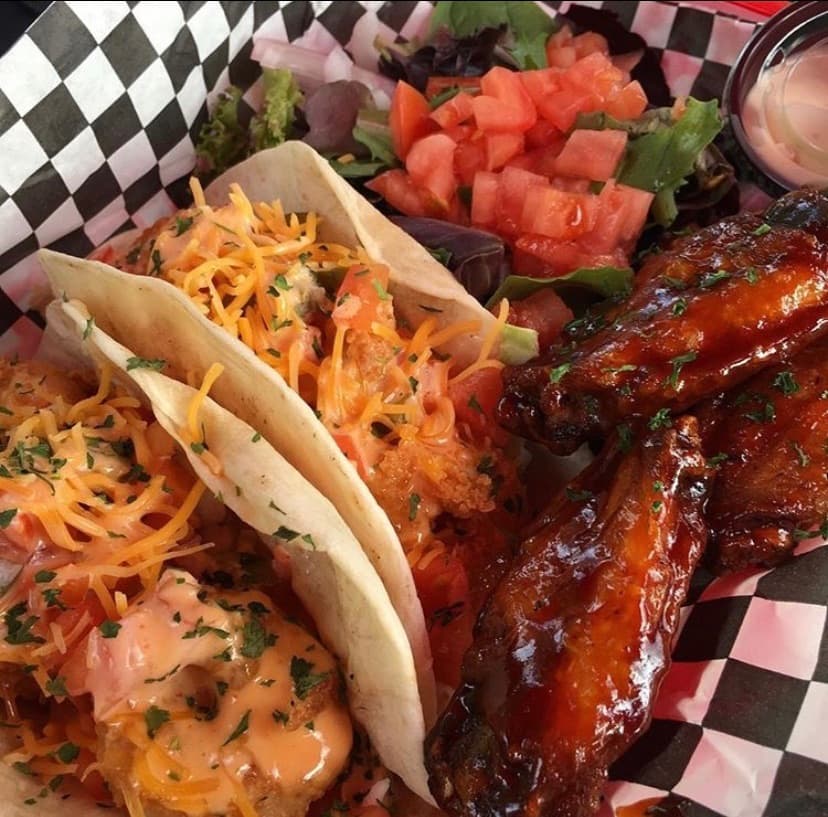 Crispy wings tossed in signature Nappy Chef sauce
