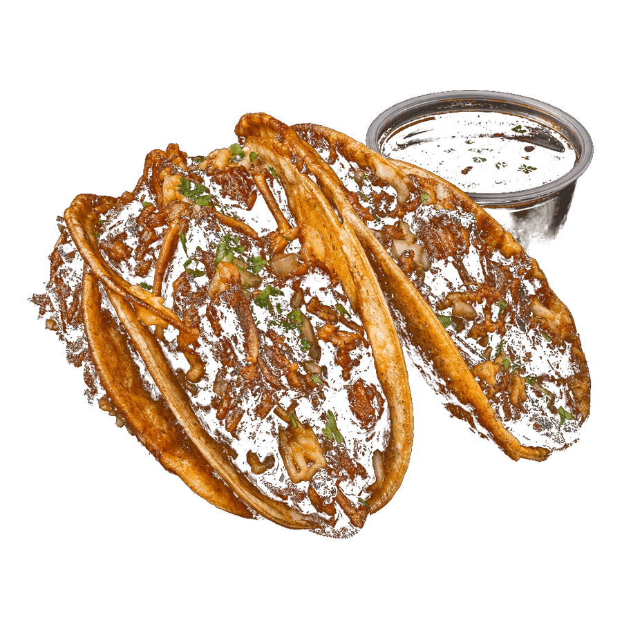 Smoked BBQ Rib Birria Tacos